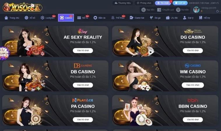 Khám Phá Casino Online Xoso66 Nhận Ngay Ưu Đãi Khủng 1 Chơi Casino Online Xoso66 cùng dealer xinh đẹp