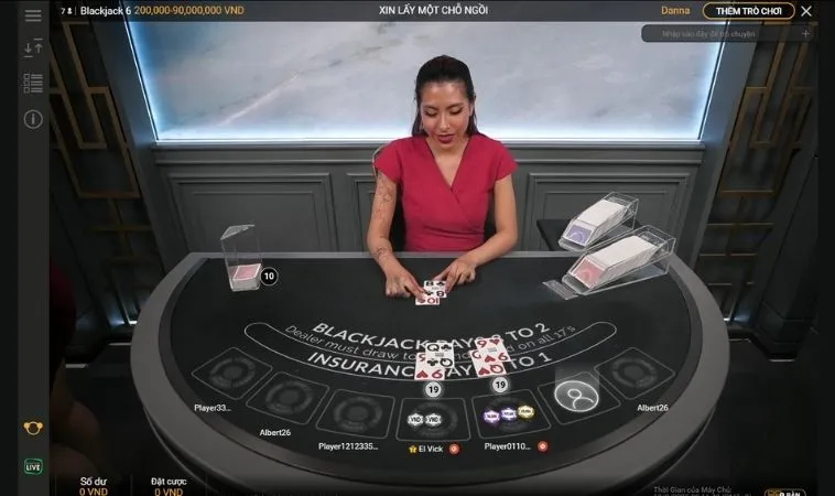 Làm Chủ Chiến Thuật Blackjack Xoso66 Thắng Lớn Mỗi Ván Bài 2 Giao diện chơi Blackjack Xoso66